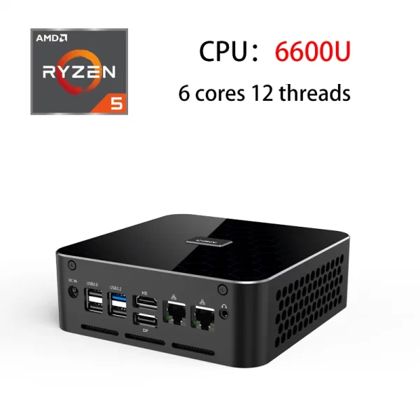 Ryzen 5 6600U Mini PC